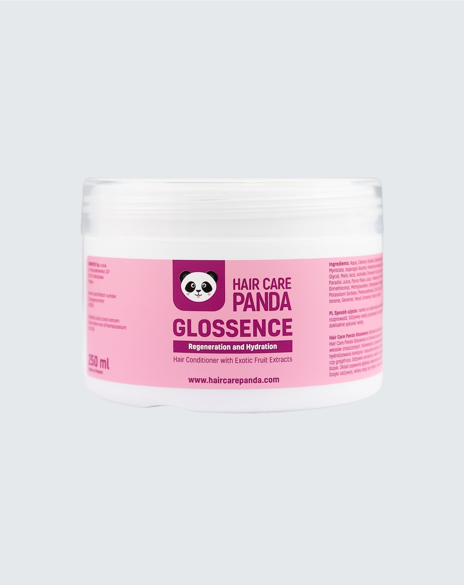 Glossence - Condicionador de cabelo Hair Care Panda