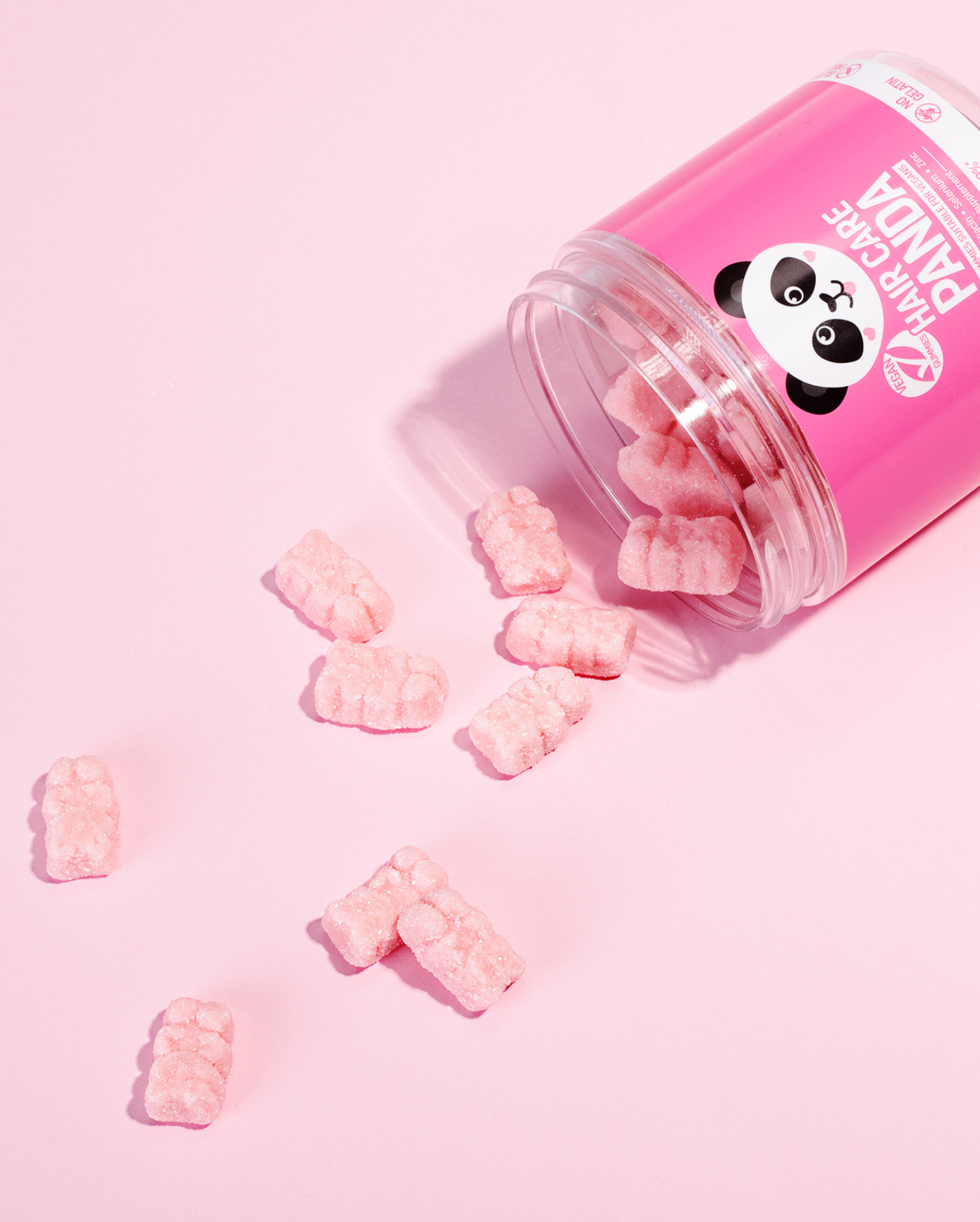 Gomas Veganas - Panda para Cuidados com os Cabelos