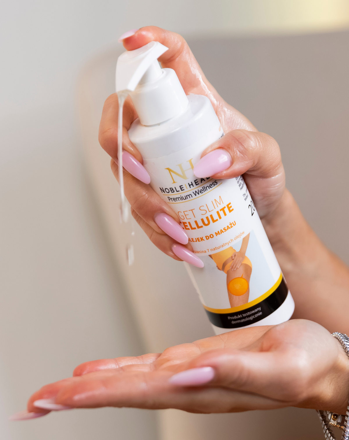 Obtenha óleo de massagem Slim Cellulite - Noble Health