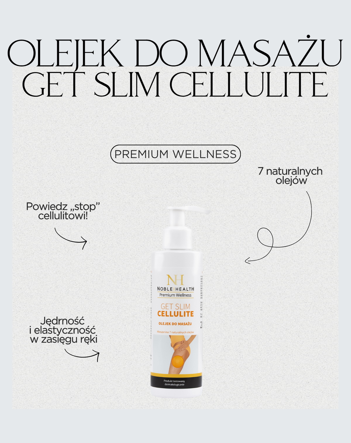 Obtenha óleo de massagem Slim Cellulite - Noble Health